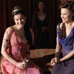 Spartacus, Hanna Mangan-Lawrence (L), Lucy Lawless (R), 'Empty Hands', Season 2: Vengeance, Ep. #4, 02/17/2012, ©SYFY