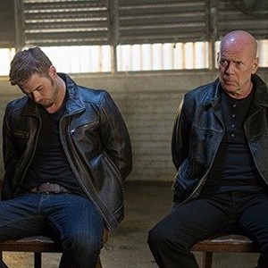 (L-R) Kellan Lutz as Harry Turner and Bruce Willis as Leonard Turner in "Extraction." photo 16