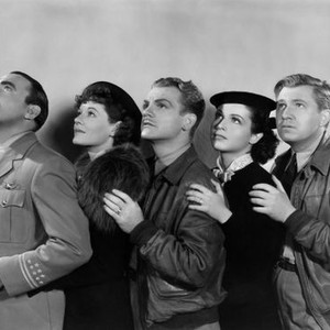 CEILING ZERO, Pat O'Brien, Martha Tibbetts, James Cagney, June Travis, Stuart Erwin, 1936