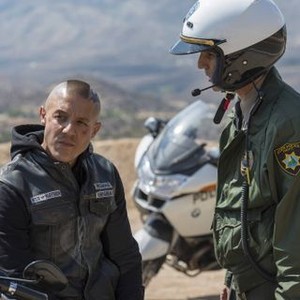 Sons of Anarchy, Theo Rossi (L), Vincent Duvall (R), 'Salvage', Season 6, Ep. #6, 10/15/2013, ©FX