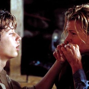 I DREAMED OF AFRICA, from left: Garrett Strommen, Kim Basinger, 2000, © Columbia