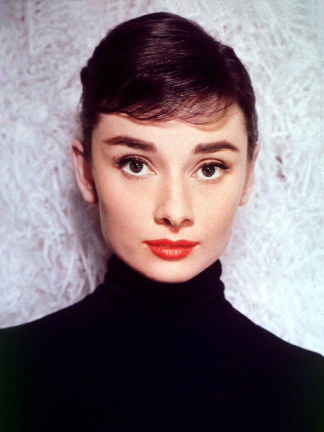 audrey hepburn old and young
