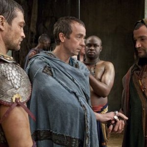 Spartacus, Andy Whitfield (L), John Hannah (R), 'Delicate Things', Season 1: Blood and Sand, Ep. #6, 02/26/2010, ©STARZPR