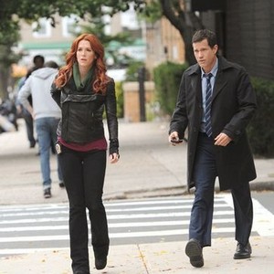 Unforgettable, Poppy Montgomery (L), Dylan Walsh (R), 'Lost Things', Season 1, Ep. #8, 11/08/2011, ©CBS