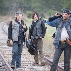 The Walking Dead, Jeff Kober (L), Norman Reedus (C), Davi Jay (R), 'Us', Season 4, Ep. #15, 03/23/2014, ©AMC