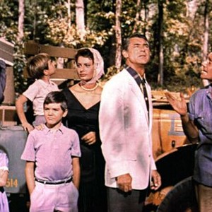 HOUSEBOAT, Mimi Gibson, Charles Herbert, Paul Petersen, Cary Grant, Sophia Loren, Harry Guardino, 1958
