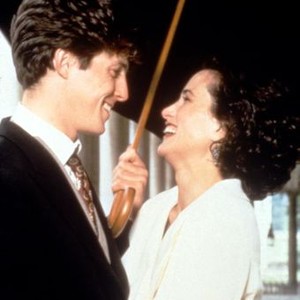 FOUR WEDDINGS AND A FUNERAL, Hugh Grant, Andie MacDowell, 1994, (c)Gramercy Pictures
