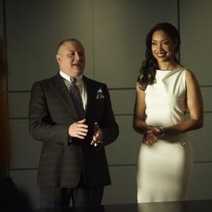 Suits, Conleth Hill (L), Gina Torres (R), 'The Arrangement', Season 3, Ep. #1, 07/16/2013, ©USA