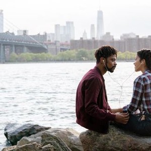 SOMEONE GREAT, FROM LEFT: LAKEITH STANFIELD, GINA RODRIGUEZ, 2019. PH: SARAH SHATZ/© NETFLIX