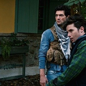 (L-R) David Alpay as Greg Abernathy and Kris Lemche as Alex Torini in "They're Watching." photo 19