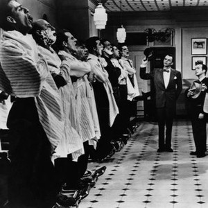 GUYS AND DOLLS, Frank Sinatra, Johnny Silver, Stubby Kaye, 1955