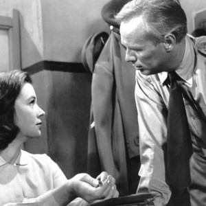 TIME LIMIT, from left: Dolores Michaels, Richard Widmark, 1957