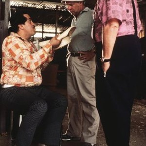 THE LONGSHOT, from left: Jorge Cervera Jr., Tim Conway, Harvey Korman, 1986, © Orion